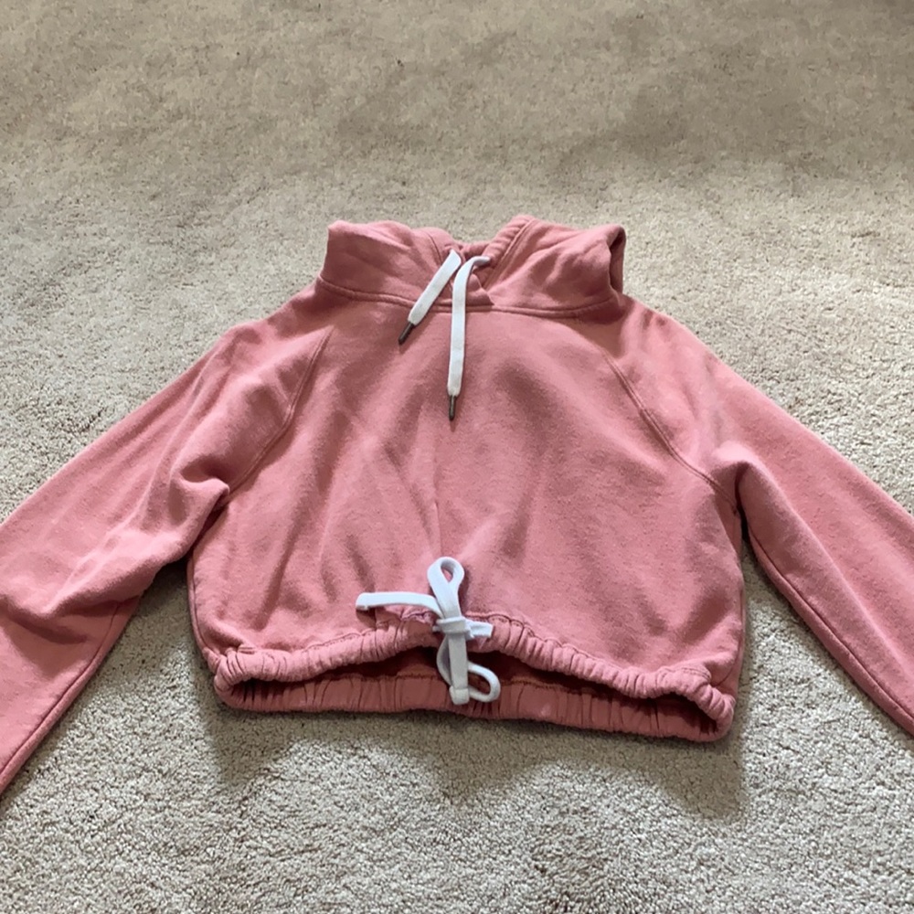 hollister cropped hoodie